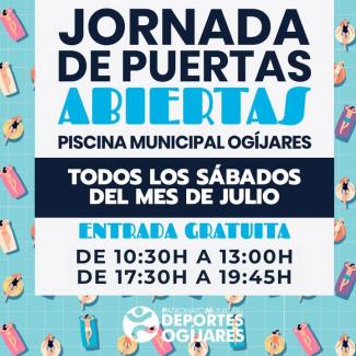 🏊‍♂️ ¡Disfruta de nuestras jornadas de puertas abiertas en la piscina municipal todos los sábados! 🌞🏊‍♀️  
  
¿Hay mejor plan para combatir el c...