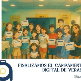 📸 ¡Así ha sido el Campamento Digital en el Punto Vuela de Ogíjares!  
  
Un espacio lleno de aprendizaje, creatividad y nuevas tecnologías 💻✨  
...