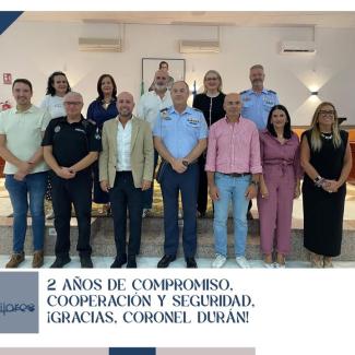 ✈️ Esta mañana recibimos la visita de despedida del Coronel de la Base Aérea, Don Miguel Durán Gálvez, tras dos años de servicio y entrega, siempre...