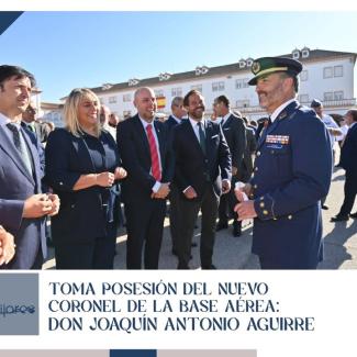 ⚔️En el día de hoy hemos asistido al acto institucional militar y civil en el que ha tomado posesión el nuevo Coronel de la Base Aérea, Don Joaquín...