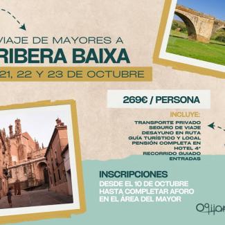 🧳 ¡Nos vamos de viaje con nuestros mayores! 🌅  
  
Desde el Área del Mayor del Ayuntamiento de Ogíjares promovemos una escapada inolvidable a Rib...