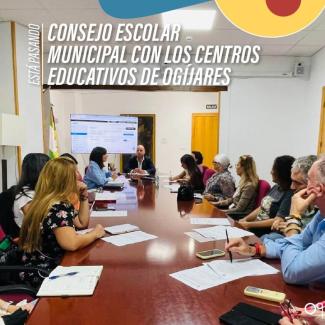 🏫 Esta mañana se ha celebrado el Consejo Escolar Municipal de Ogíjares, con la participación de todos los centros educativos del municipio:  
  
...