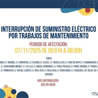 ⚡ AVISO IMPORTANTE – INTERRUPCIÓN PROGRAMADA DE SUMINISTRO ELÉCTRICO ⚡  
  
La empresa e-Distribución informa que el próximo viernes 7 de noviemb...