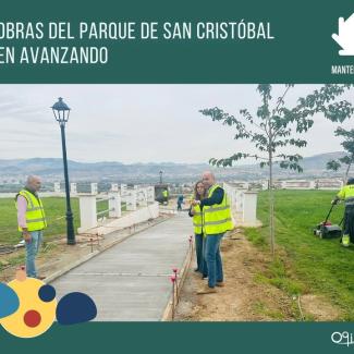 🌳El Alcalde y el concejal de Parques, Jardines y Mantenimiento han visitado el futuro Parque de San Cristóbal, donde han comprobado el gran avance...