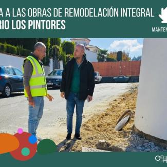 🚧 Seguimos mejorando nuestros barrios  
  
Ayer visitamos las obras de remodelación integral del acerado en el barrio de Los Pintores, concretamen...