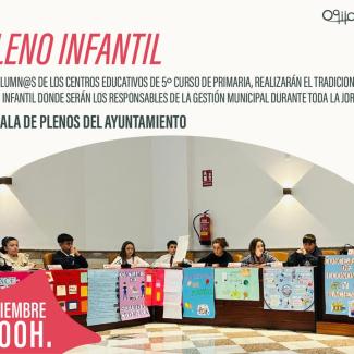 L@s alumn@s de 5.º de primaria de los centros educativos de Ogíjares participarán en el tradicional Pleno Infantil – Especial Constitución Española...