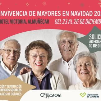 🎄 Convivencia de Mayores en Navidad 2025  
  
📅 Del 23 al 26 de diciembre  
📍 Hotel Victoria, Almuñécar  
  
🤝 Esta iniciativa está pensada par...