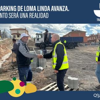 🚧 El Alcalde y el concejal de Tráfico y Seguridad han visitado el avance de las obras del nuevo parking de Loma Linda.  
  
Con más de 150 plazas ...