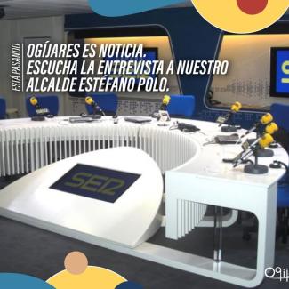 🎙️ Ogíjares, en la radio.  
  
Nuestro alcalde, Estéfano Polo, ha participado en el programa Hoy por Hoy Granada de Cadena SER, donde ha abordado l...
