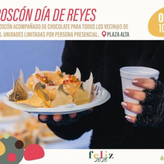 🍩🤴 Ogíjares celebra el Día de Reyes con un súper roscón acompañado de chocolate caliente para todos los vecinos.  
  
Un encuentro dulce para com...