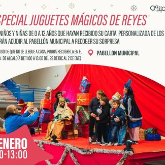 🎁✨ Todos los niños y niñas que recibieron su carta personalizada podrán recoger su sorpresa de Reyes.  
Un momento precioso para vivir la ilusión...