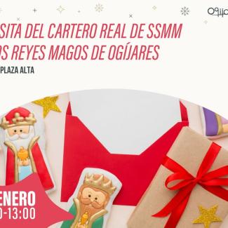 💌👑 El Cartero Real llega a Ogíjares para recoger las cartas de los peques y hacerles llegar su magia a SS.MM. Los Reyes Magos.  
Una mañana llena...