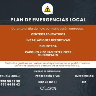📢 AVISO IMPORTANTE | ALERTA NARANJA  
  
Desde el Ayuntamiento de Ogíjares recordamos a la ciudadanía que nos encontramos en situación de alerta n...