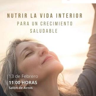🧠💛 “Nutrir la vida interior para un crecimiento saludable"  
  
🚨🚨 ¡¡MAÑANA!! 🚨🚨  
  
En esta charla organizada por Cruz Roja, contaremos con...