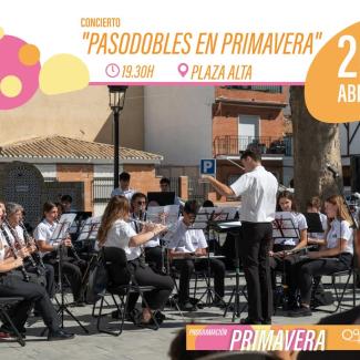 🎺🌸 La música llena la primavera en Ogíjares  
  
¡¡MAÑANA!!  
  
Disfruta del concierto “Pasodobles en primavera”, una propuesta musical para tod...