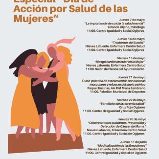 🟣 Programación Especial - Día de Acción por la Salud de las Mujeres  
  
Desde el Ayuntamiento de Ogíjares ponemos en marcha una completa programa...