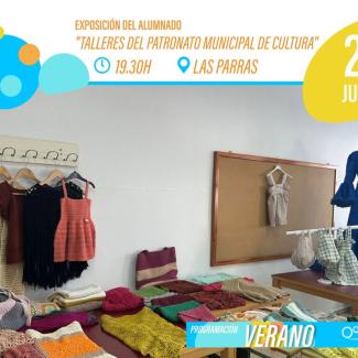 🎨Creatividad, aprendizaje y mucho talento local  
  
El alumnado de los talleres del Patronato Municipal de Cultura comparte el trabajo realizado ...