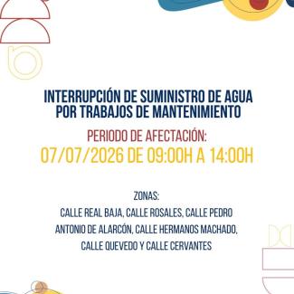 💧 AVISO | CORTE PROGRAMADO DEL SUMINISTRO DE AGUA  
  
Informamos a los vecinos y vecinas de Ogíjares de que el próximo martes 7 de julio, está pr...