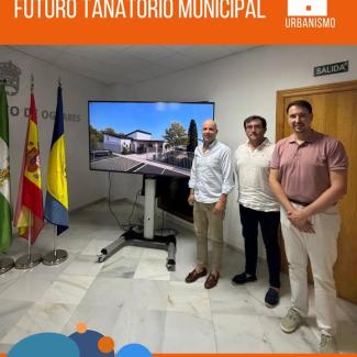 🏗️ La Concejalía de Accesibilidad, Urbanismo y Obras Públicas 🚧 presenta el proyecto del futuro Tanatorio Municipal junto con parte del equipo red...
