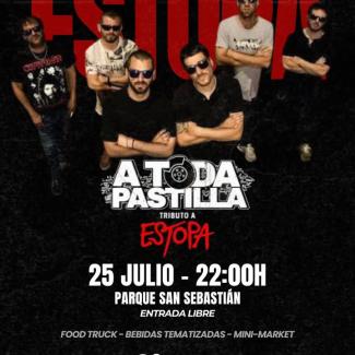 Este sábado 25 de julio tienes una cita con las canciones de Estopa de la mano del grupo "A Toda Pastilla". 🎸🎤  
  
A partir de las 22:00 horas, ...