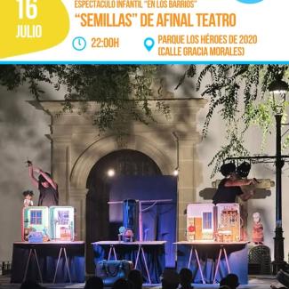 ⚠️🎭 Cambio de fecha – Teatro de títeres "Semillas"  
  
Informamos de que el espectáculo familiar "Semillas", de la compañía AFinal Teatro, se tra...