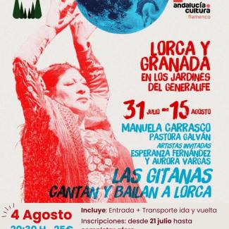 Acompáñanos a disfrutar de una noche mágica en los Jardines del Generalife  
  
Desde la Concejalía de Mayores del Ayuntamiento de Ogíjares hemos o...