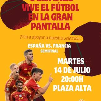 ⚽ ¡España está en semifinales… y lo vamos a vivir juntos! ⚽  
  
La emoción del Mundial continúa y en Ogíjares volvemos a reunirnos para animar a...