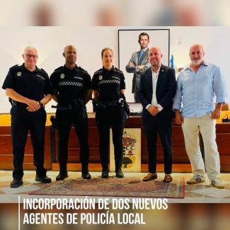 Hoy damos la bienvenida a los dos nuevos agentes que se incorporan a la plantilla de la Policía Local de Ogíjares. 👮‍♂️👮‍♀️  
  
Tras superar su ...