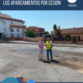 🧹 Continúan las labores de limpieza y acondicionamiento en los aparcamientos provisionales habilitados mediante cesión.  
  
En estos espacios, la...