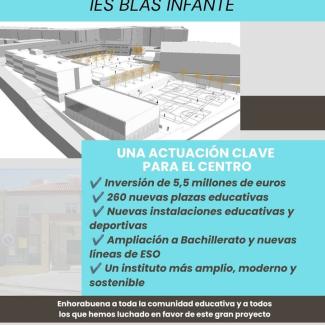 🎓🏗 Ogíjares sigue avanzando hacia un hito histórico: el Bachillerato está cada vez más cerca.  
  
La Junta de Andalucía ha adjudicado las obras d...