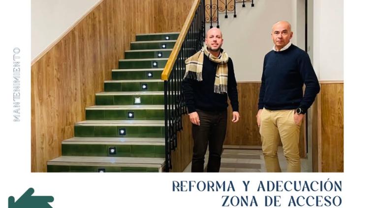 Mejoramos el acceso a la Sala MULEY 🏛️  
  
Hemos finalizado la reforma y adecuación de la zona de acceso a la Sala MULEY, un espacio que, tras su ...