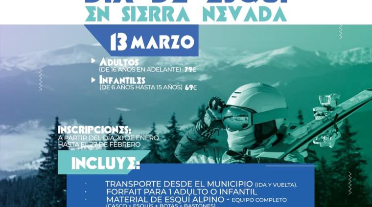 🎿 ¡Vive un día de esquí en Sierra Nevada! ❄️    📅 Fecha: 13 de marzo  💰 Precios:    Adultos (16 años en adelante): 79 €  Infantiles (6 a 1...