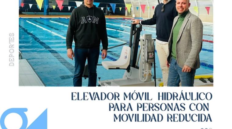 🏊‍♂️ ¡Nueva mejora en la piscina municipal! ♿  
  
🔹 Hemos instalado un elevador móvil hidráulico para personas con movilidad reducida, garantiz...