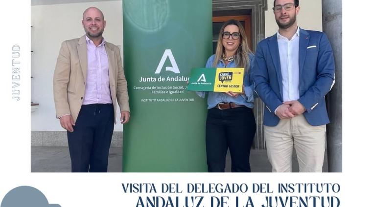 📢 ¡Ogíjares, Centro Gestor del Carné Joven!   
  
Hoy hemos recibido con orgullo la visita del Delegado del Instituto Andaluz de la Juventud, quie...
