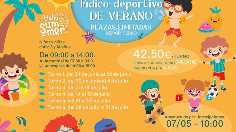 ¡El Campamento Deportivo de Verano de Ogíjares 2025 ya está aquí! 🏕️  
  
No te quedes sin tu plaza: ¡solo 65 plazas por turno!  
  
👧👦 Para niñ@...