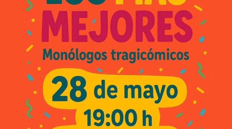 🎭 Taller de teatro: "Los más mejores monólogos tragicómicos"    
  
🚨🚨 ¡¡MAÑANA!! 🚨🚨  
  
Prepárate para reír con este taller de monólogos tra...