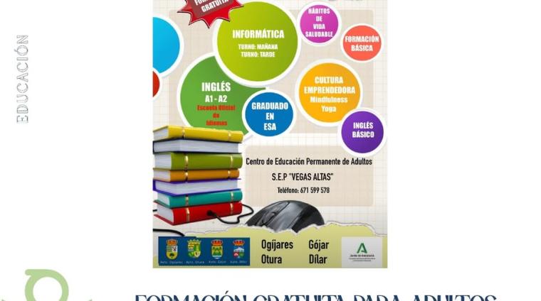 📚 Formación gratuita para adultos  
  
¿Quieres mejorar tus conocimientos o retomar tus estudios? 🎓 El Centro de Educación Permanente de Adultos ...