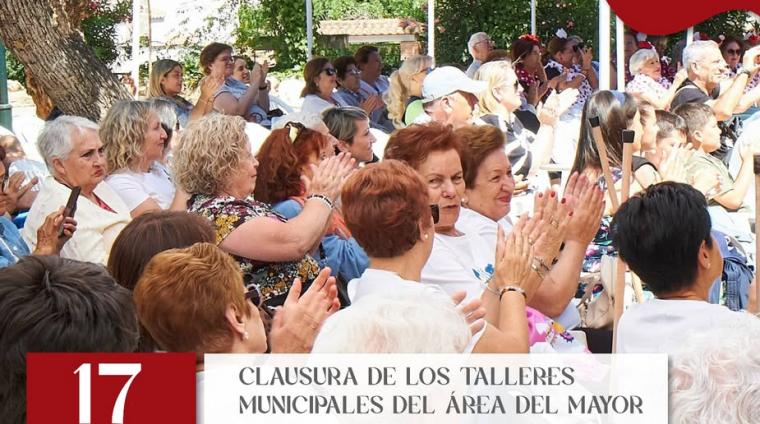 👵🎉 Clausura de los talleres del Área del Mayor – Curso 24/25  
  
Nuestros mayores cierran el curso por todo lo alto. Te invitamos a la clausura ...