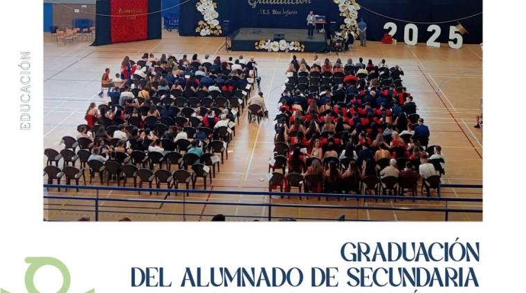 🎓 Graduación del alumnado de secundaria del IES Blas Infante  
  
En la tarde de ayer, tuvo lugar la ceremonia de graduación del alumnado del IES ...
