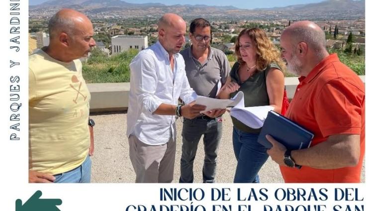 🚧 Dan comienzo las obras del graderío en el Parque San Cristóbal (Loma Linda) 🏗️🌳  
  
Una de las últimas actuaciones para culminar este maravill...
