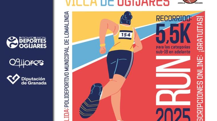 🏃‍♀️𝗖𝗿𝗼𝘀𝘀 𝗣𝗼𝗽𝘂𝗹𝗮𝗿 𝗩𝗶𝗹𝗹𝗮 𝗱𝗲 𝗢𝗴𝗶́𝗷𝗮𝗿𝗲𝘀  
  
🚨🚨 ¡MAÑANA!  
  
⏰ Desde las 9:30h.  
📍 Salida Polideportivo Municipal de Loma Linda.  
🏃‍♂️ Distan...