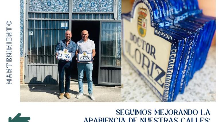 🚧 Desde el Área de Mantenimiento de Ogíjares seguimos trabajando para cuidar cada detalle de nuestro pueblo.  
Estamos reponiendo las placas de la...