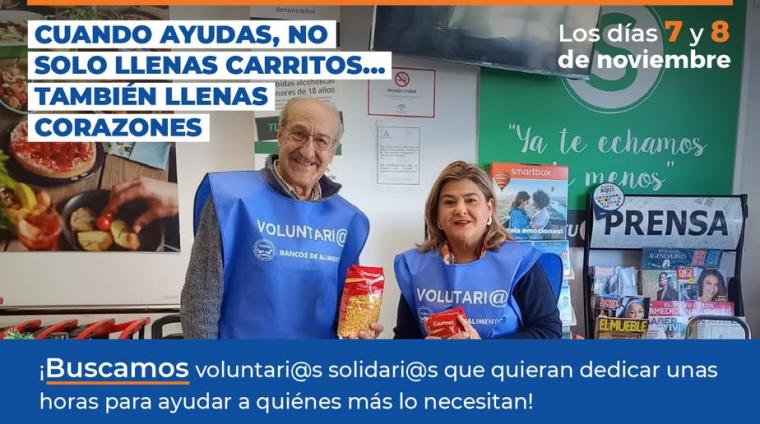 💛✨ ¡Tú puedes ser la diferencia en la Gran Recogida de Alimentos 2025! ✨💛  
  
Buscamos voluntarios y voluntarias solidarios que quieran dedica...