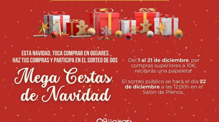 🎄 Campaña de Comercio Navideña en Ogíjares  
  
¡Ya está aquí la Navidad y vuelve nuestro gran sorteo para apoyar al comercio local!  
  
🧺 Parti...
