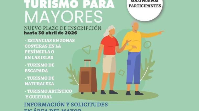 📣 ¡Ya está abierto el plazo de inscripción para el programa de turismo para mayores del IMSERSO! 🧳✨  
  
Si estás interesad@ en convertirte en n...