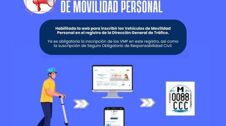 🚨 Atención vecinos de Ogíjares 🚨  
  
La Policía Local informa que ya está habilitada la web para inscribir los Vehículos de Movilidad Personal (...