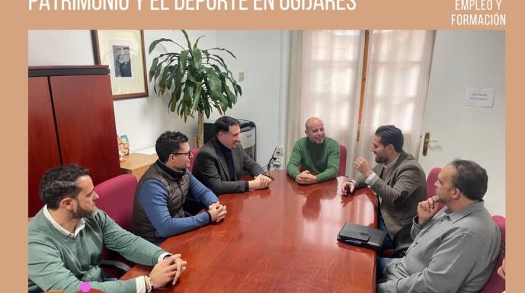 Ogíjares ha recibido la visita del delegado de Turismo, Cultura y Deporte, David Rodríguez, en un día centrado en impulsar actuaciones patrimoniale...