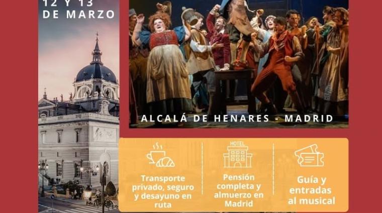 🎭✨ Viaje especial a Madrid: Musical “Los Miserables” ✨🎭  
  
La Concejalía del Mayor promueve un espectacular viaje los días jueves 12 y vierne...