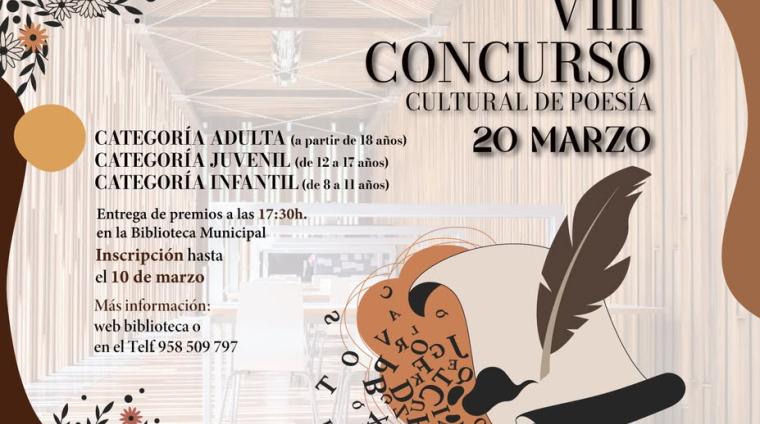 📖✨ “Día de la Poesía” en Ogíjares ✨📖  
  
VIII Concurso Cultural de Poesía  
  
Con motivo del Día de la Poesía, te invitamos a participar en e...