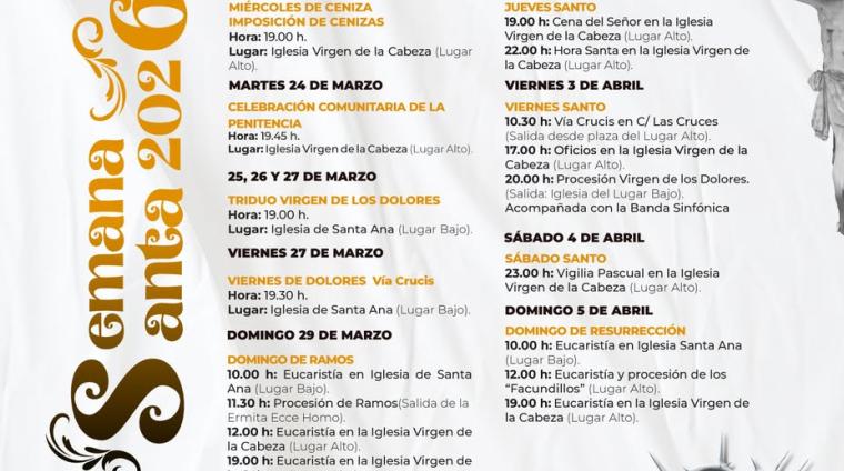 ✝️🌿Nos preparamos para vivir nuestra Semana Santa  
  
Ya puedes consultar la programación completa de la Semana Santa de Ogíjares, con todos los ...